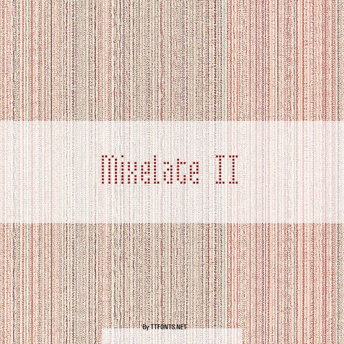 Mixelate II example